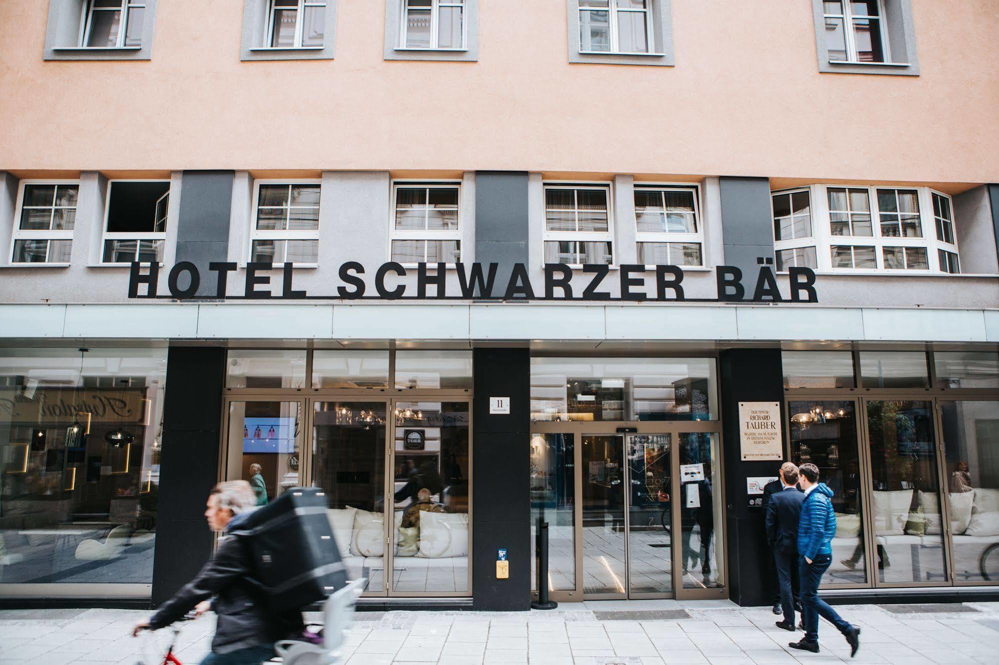 Hotel Schwarzer Bar Linz Exterior foto